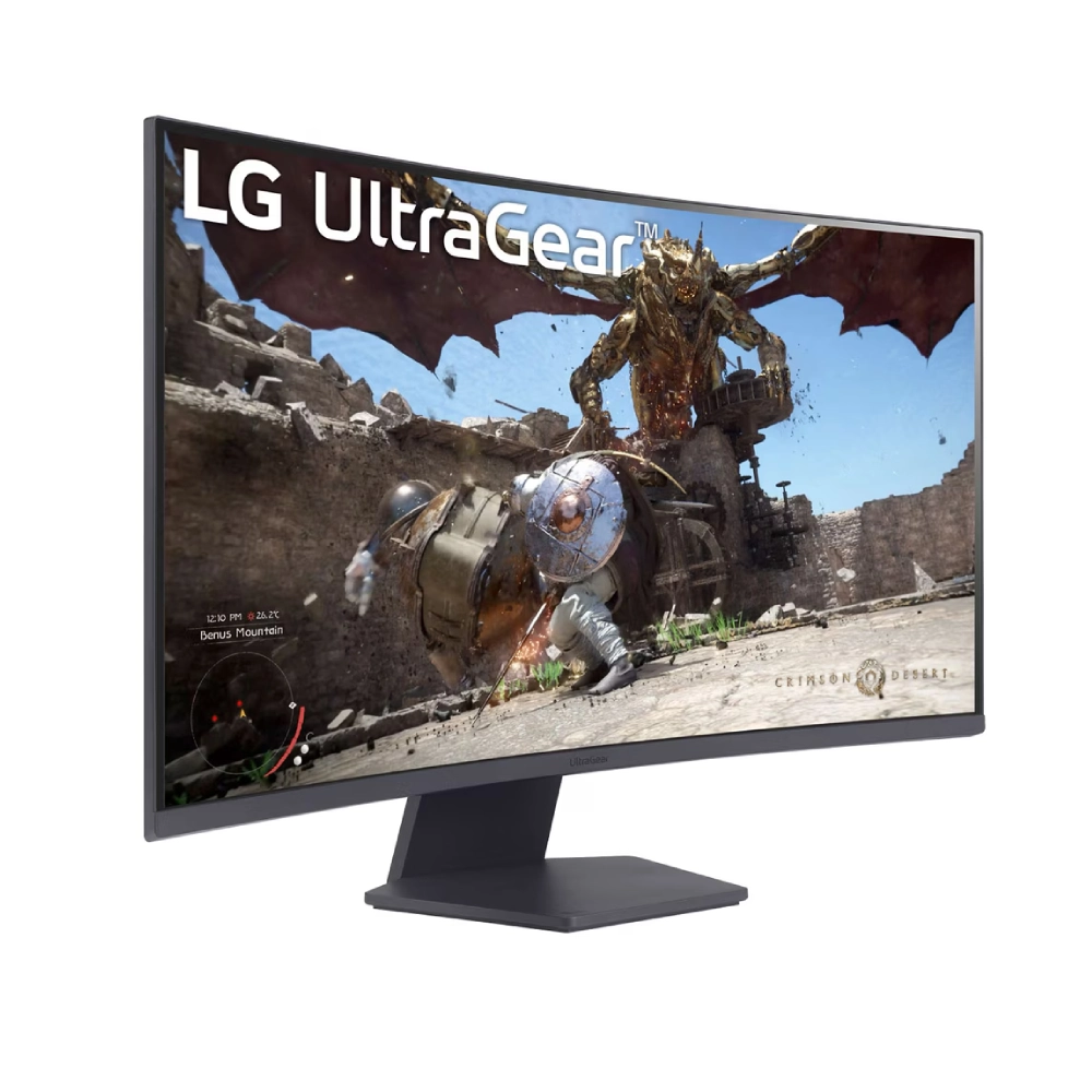 LG LED Monitor 32" Curved 180Hz 1ms Borderless For Gaming HDMI | DP (32GS60QC) view 2